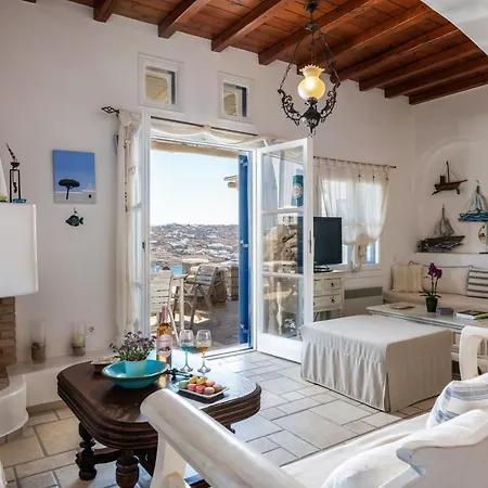 Yalos Mykonos Ornos Pouli Private W Shared Swimming Pool Apartment