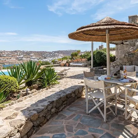 Yalos Mykonos Ornos Pouli Private W Shared Swimming Pool Apartment *