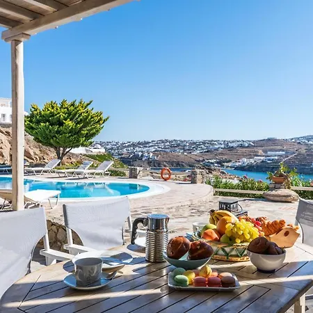Yalos Mykonos Ornos Pouli Private W Shared Swimming Pool Apartamento